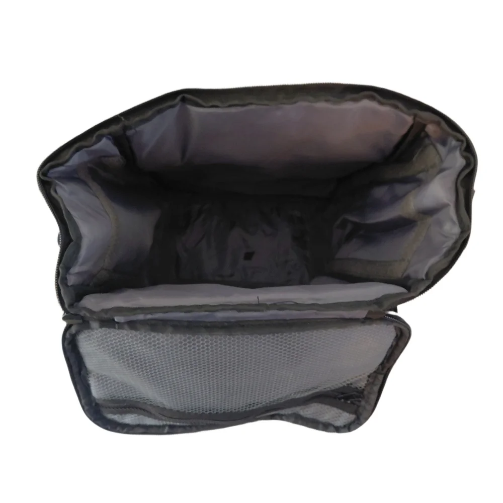 Gray and Black Pet Carrier Dog Park Picnic Travel Bag